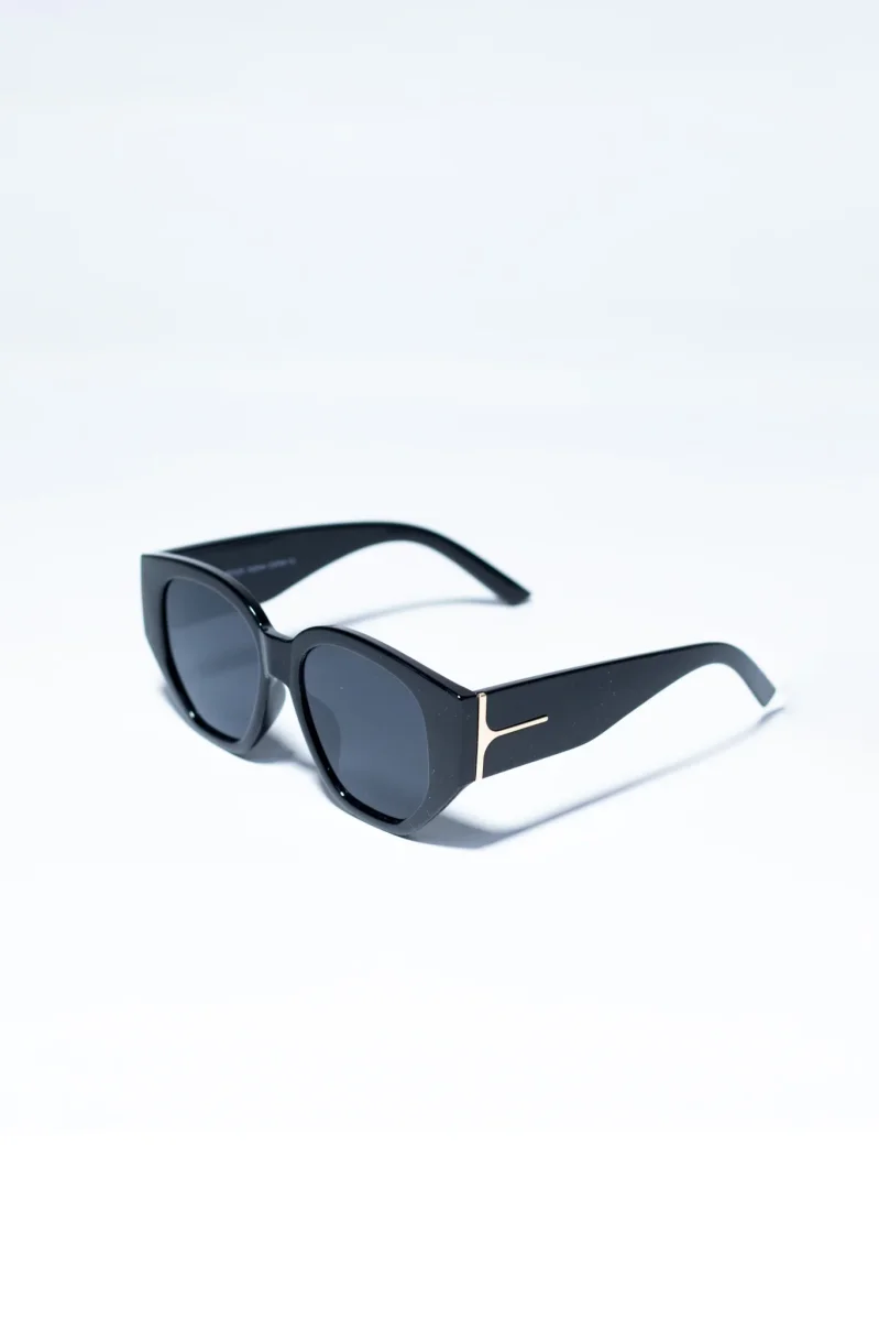 Lentes Estilo Prada Negros Statement Fashion Plus-Friendly - Imagen 4