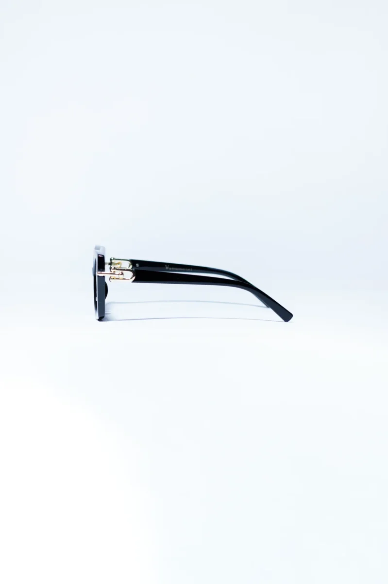 Lente cuadrado negro - Imagen 3