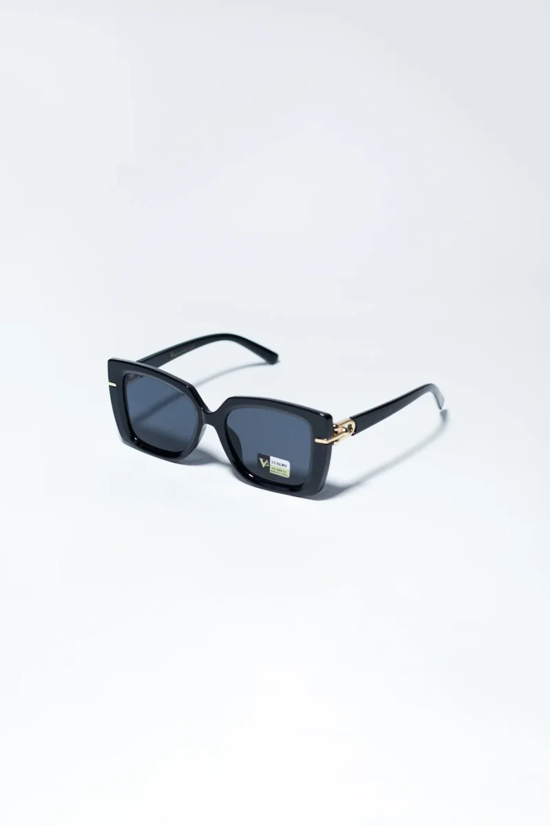 Lente cuadrado negro - Imagen 4