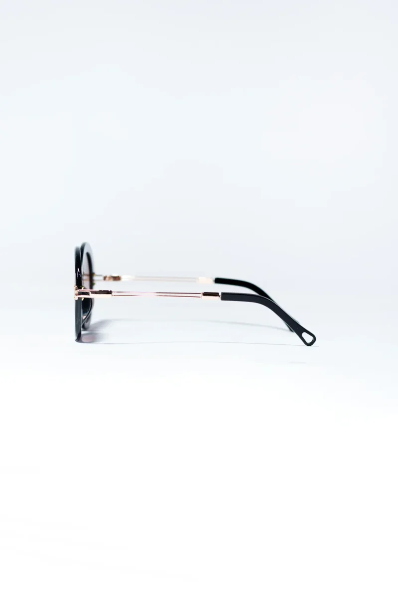 Lentes Redondos Gris Statement Fashion Plus-Friendly Vintage - Imagen 3