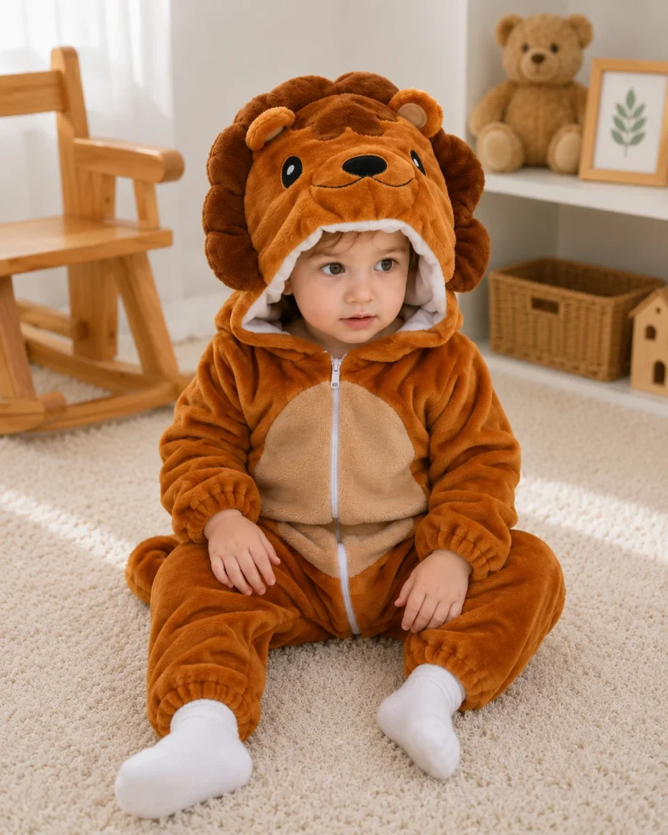 Pijama Kigurumi para Bebé y Niño — Disfraz Animal Todo en Uno, 0 a 4 Años - Imagen 7