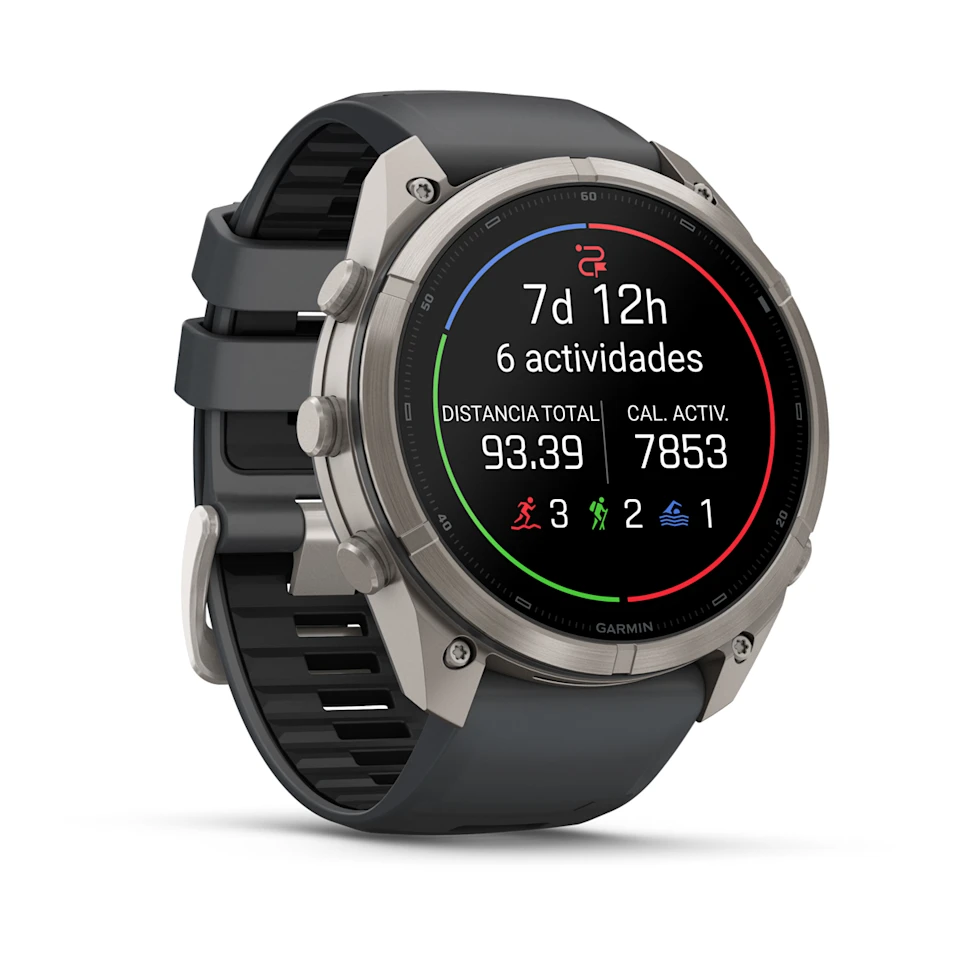 fēnix® 9 Pro – 47mm Titanio Amoled Inreach con correa de silicona gris, nº ref: 010-04336-21 - Imagen 4