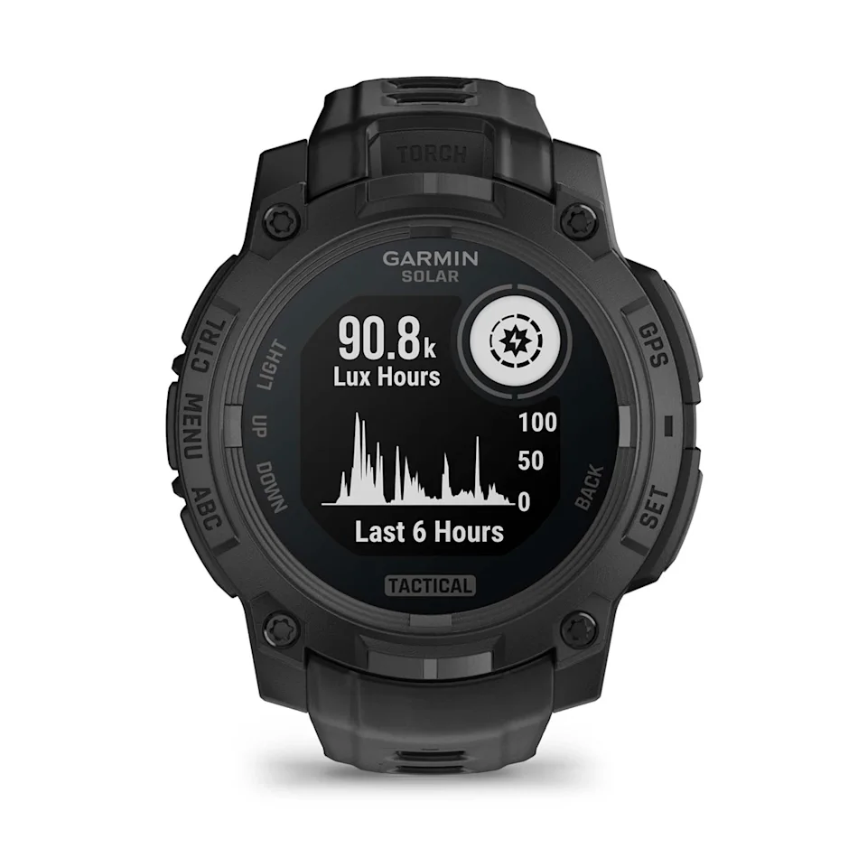 Instinct® 3 – 45 mm, Solar, Tactical Edition Negro con correa negra nº ref: 010-02934-50 - Imagen 3