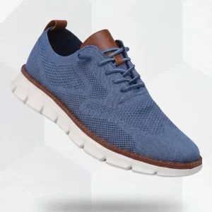 Zapatos Transpirables Ultracomfort: Azul-blanco