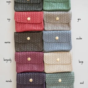 CARTERA TRENZADA (piel 100%)