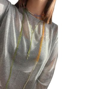 Pack Collares Abalorios Verde
