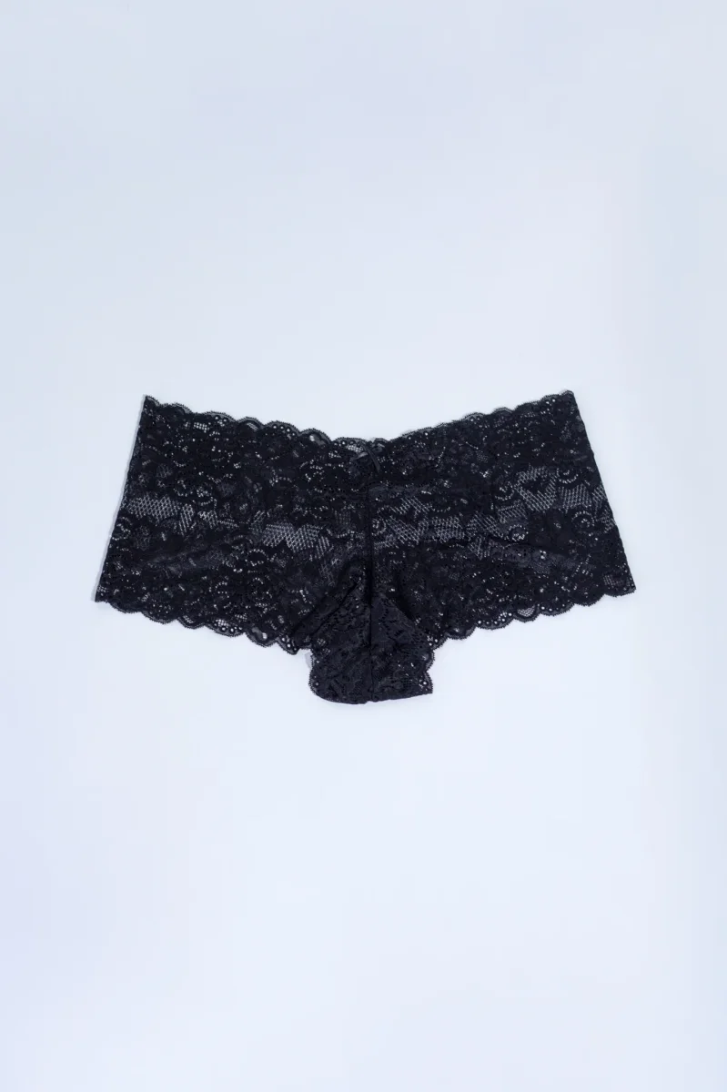 Panty Curvy Encaje Femenino Detalle Romántico Tallas Extras - Imagen 4