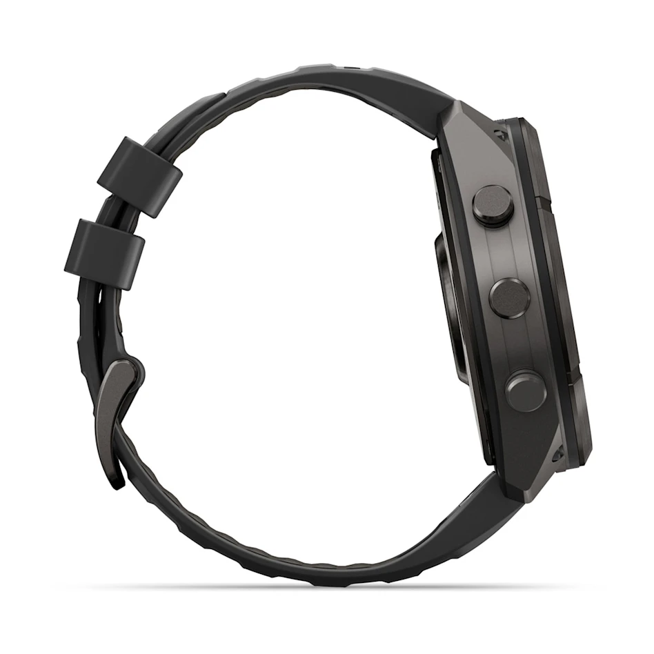 fēnix® 9 Pro – inReach®, 51mm Amoled Titanio con revestimiento de DLC gris carbón con correa de silicona en negro, nº ref: 010-04337-11 - Imagen 6