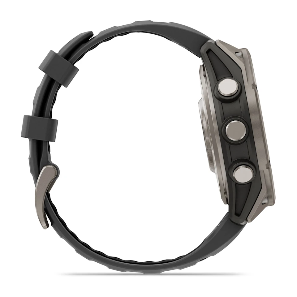 fēnix® 8 Pro – 47 mm, AMOLED Sapphire, titanio con correa de silicona en negro/gris Ref: 010-03198-11 - Imagen 5