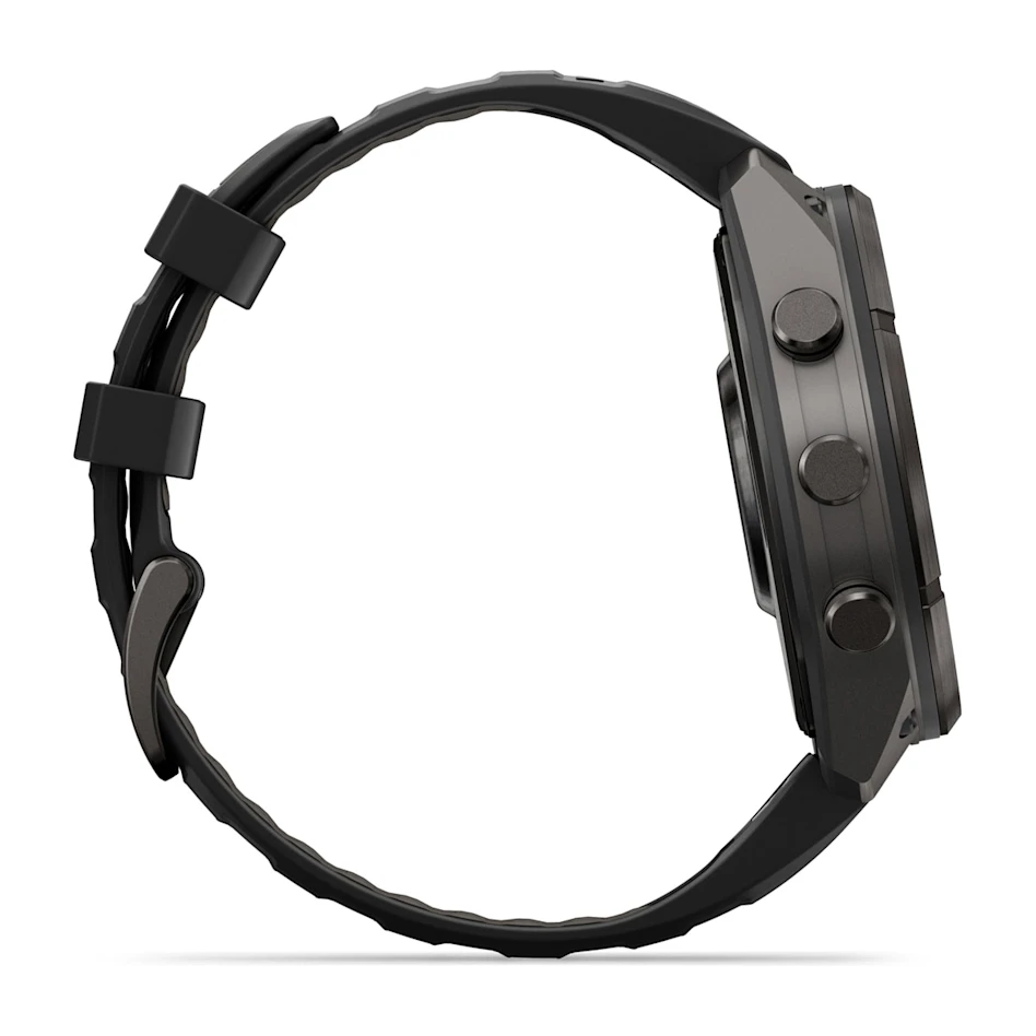 fēnix® 9 Pro – inReach®, 47mm Titanio con revestimiento de DLC gris carbón con correa de silicona en negro, nº ref: 010-04336-11 - Imagen 6