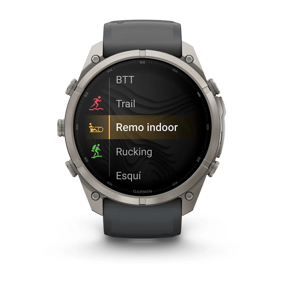fēnix® 9 Pro – 47mm Titanio Amoled Inreach con correa de silicona gris, nº ref: 010-04336-21 - Imagen 7