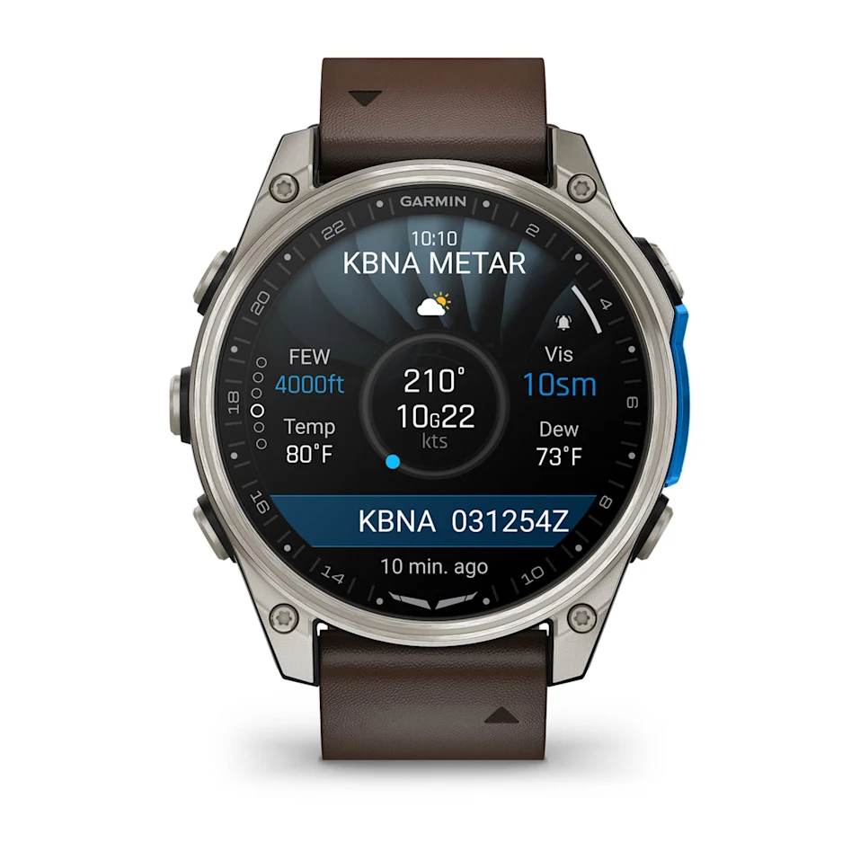 D2™ Mach 2 – 47 mm Titanium with Oxford Brown Leather Band nº ref: 010-02904-31 - Imagen 5