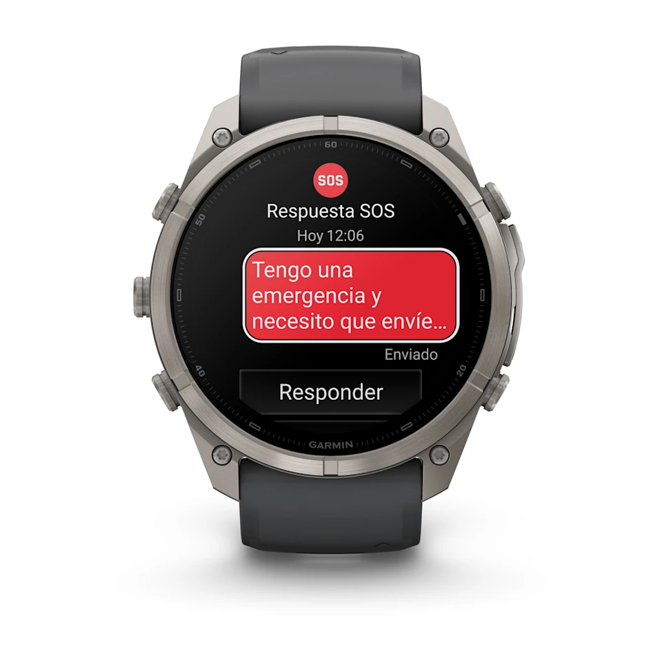 fēnix® 9 Pro – 47mm Titanio Amoled Inreach con correa de silicona gris, nº ref: 010-04336-21 - Imagen 8