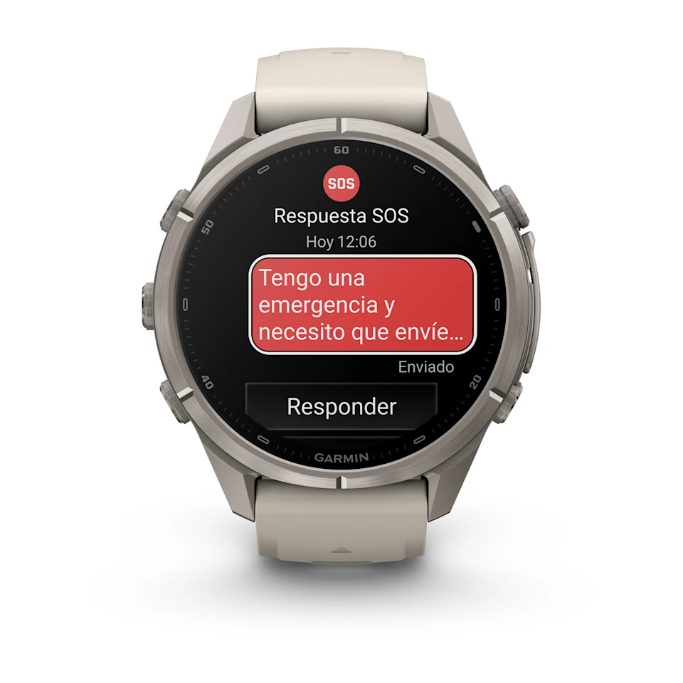 fēnix® 9 Pro – inReach®, 43mm Titanio con correa de silicona en blanco, nº ref: 010-04335-81 - Imagen 9