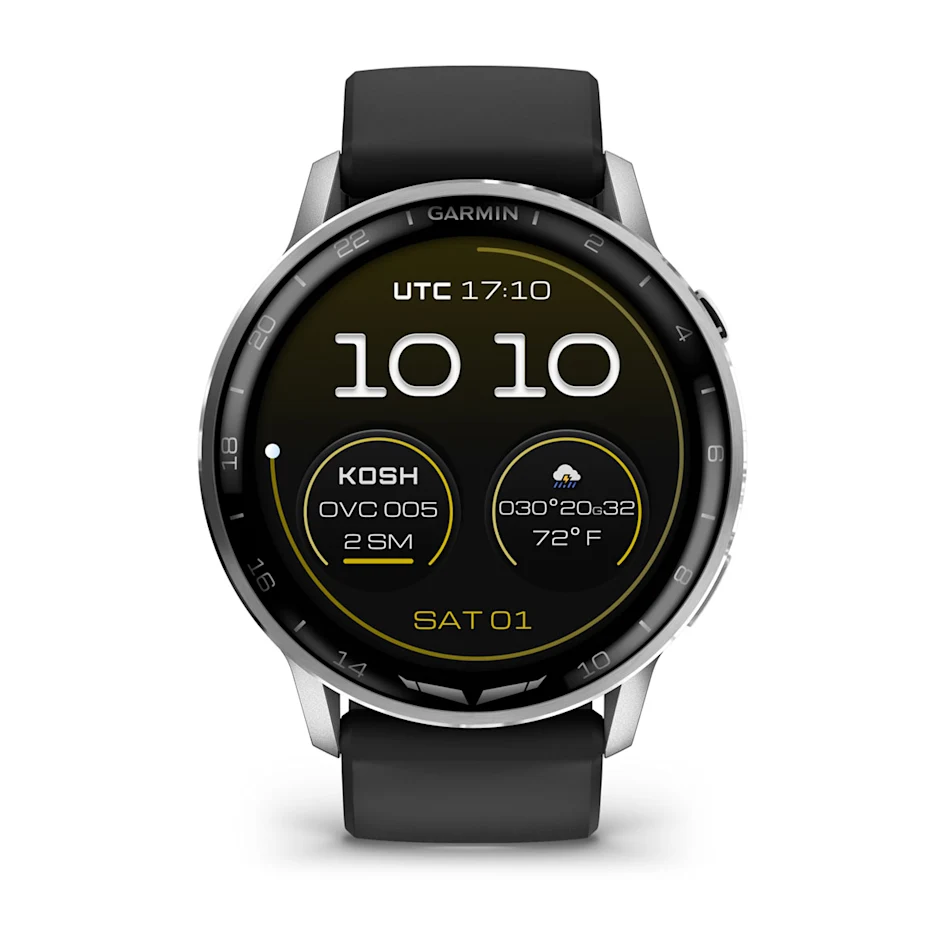 D2™ Air X15 Silver with Black Silicone Band, Nº Ref: 010-03014-50 - Imagen 6