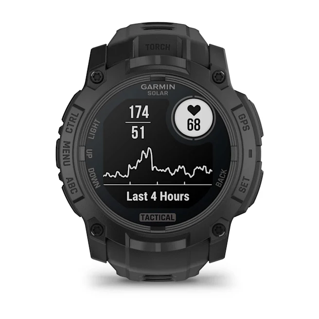 Instinct® 3 – 50 mm, Solar, Tactical Edition Negro con correa negra Nº Ref: 010-02935-50 - Imagen 8