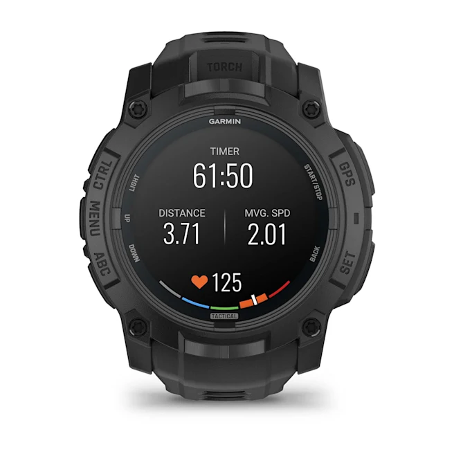 Instinct® 3 – 50 mm, AMOLED, Tactical Edition Negro con correa negra Nº Ref: 010-03020-50 - Imagen 6