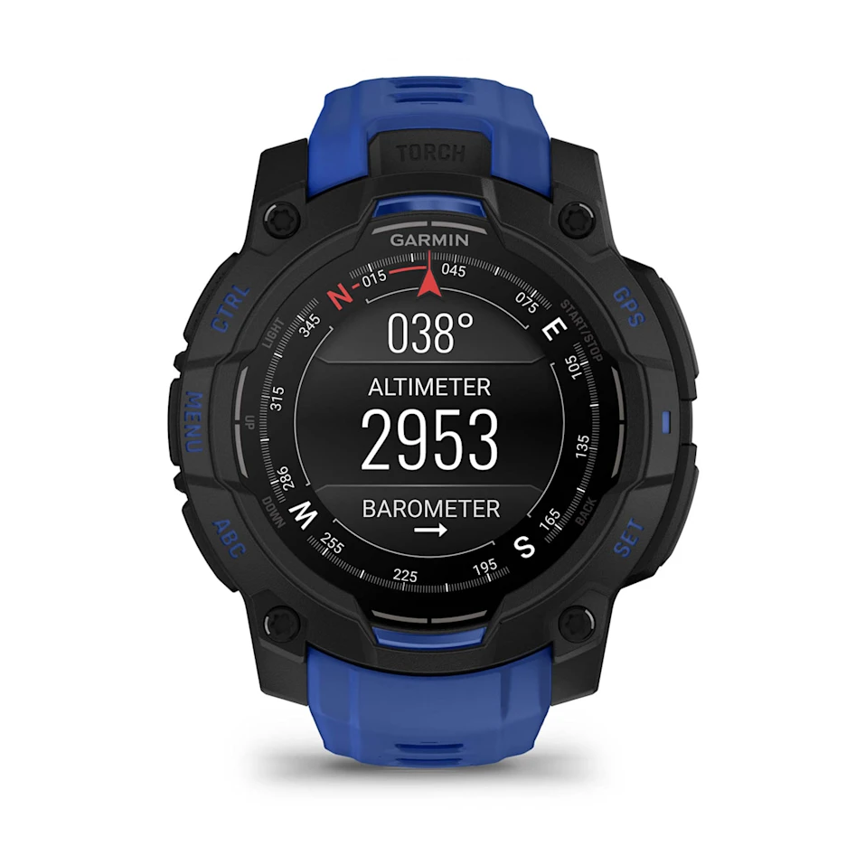 Instinct® 3 – 45 mm, AMOLED Negro con correa de color azul Supernova, Nº Ref: 010-02936-03 - Imagen 8