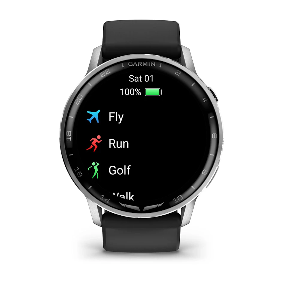 D2™ Air X15 Silver with Black Silicone Band, Nº Ref: 010-03014-50 - Imagen 7