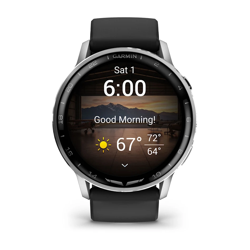 D2™ Air X15 Silver with Black Silicone Band, Nº Ref: 010-03014-50 - Imagen 8