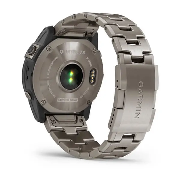 quatix® 7X – Sapphire (zafiro), titanio, con carga solar, ref: 010-02541-61 - Imagen 8