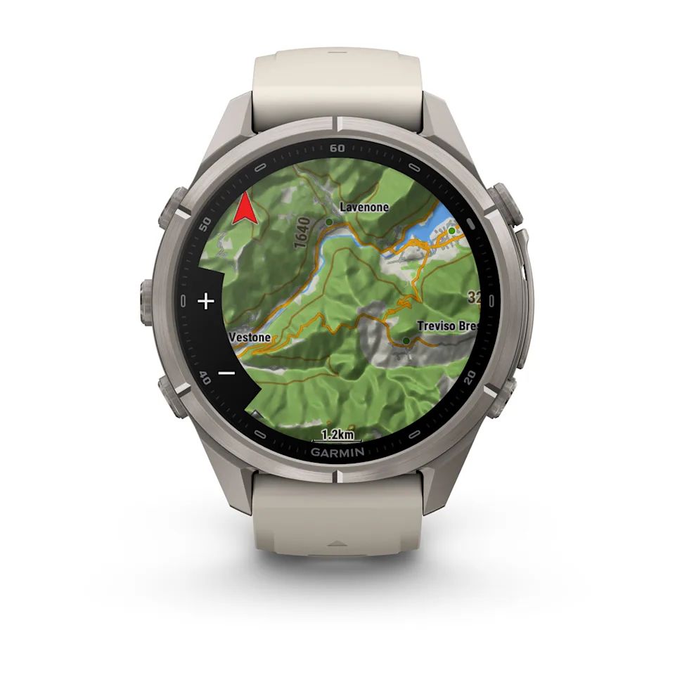 fēnix® 9 Pro – inReach®, 43mm Titanio con correa de silicona en blanco, nº ref: 010-04335-81 - Imagen 6