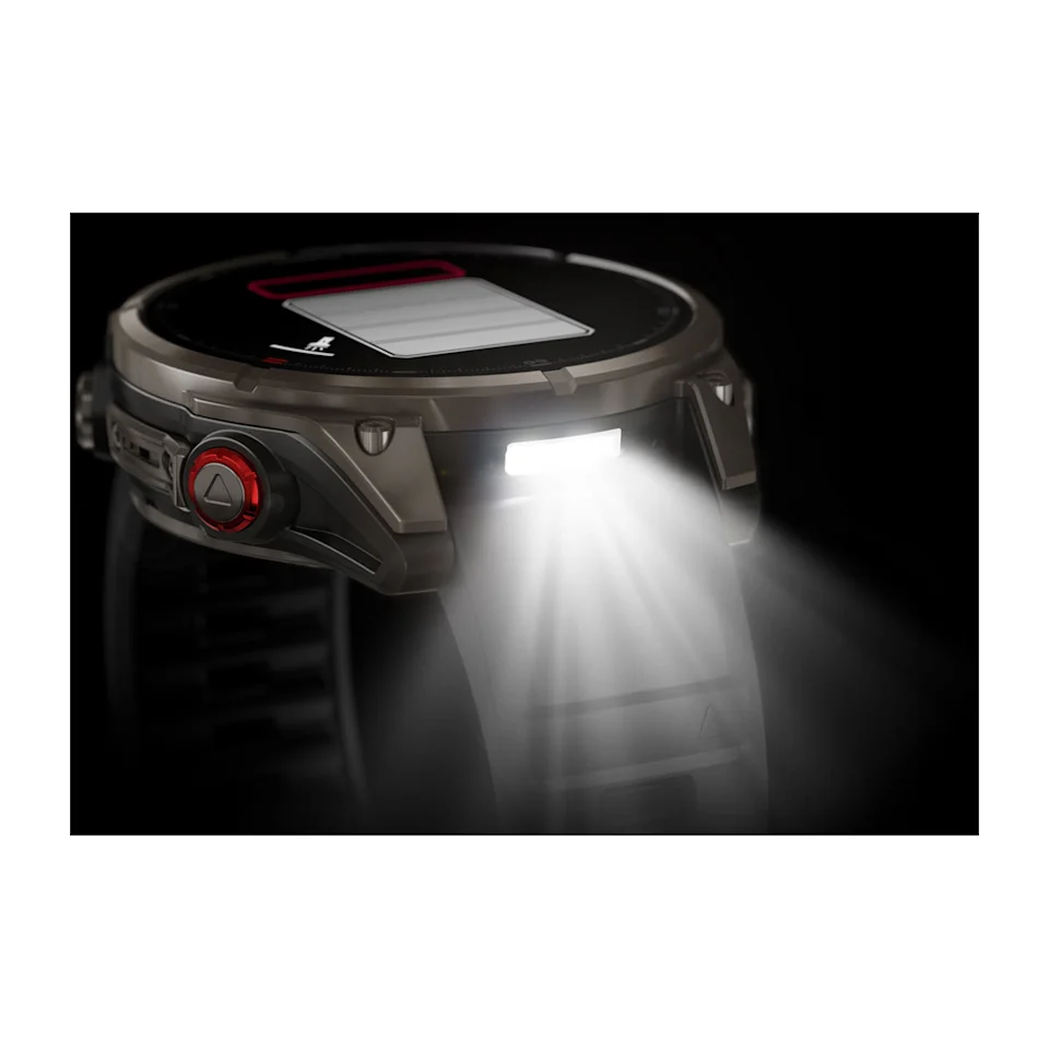 fēnix® 8 Pro – 47 mm, AMOLED Sapphire, titanio con correa de silicona en negro/gris Ref: 010-03198-11 - Imagen 9