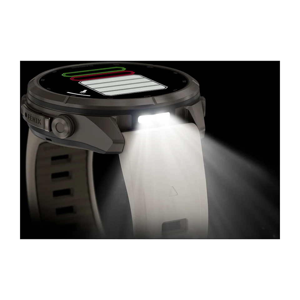 fēnix® 9 Pro – inReach®, 43mm Titanio con correa de silicona en blanco, nº ref: 010-04335-81 - Imagen 5