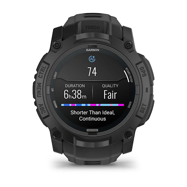 Instinct® 3 – 50 mm, AMOLED, Tactical Edition Negro con correa negra Nº Ref: 010-03020-50 - Imagen 3
