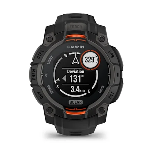Instinct 3 – 45 mm, Solar Negro con correa negra Ref: 010-02934-00 - Imagen 9
