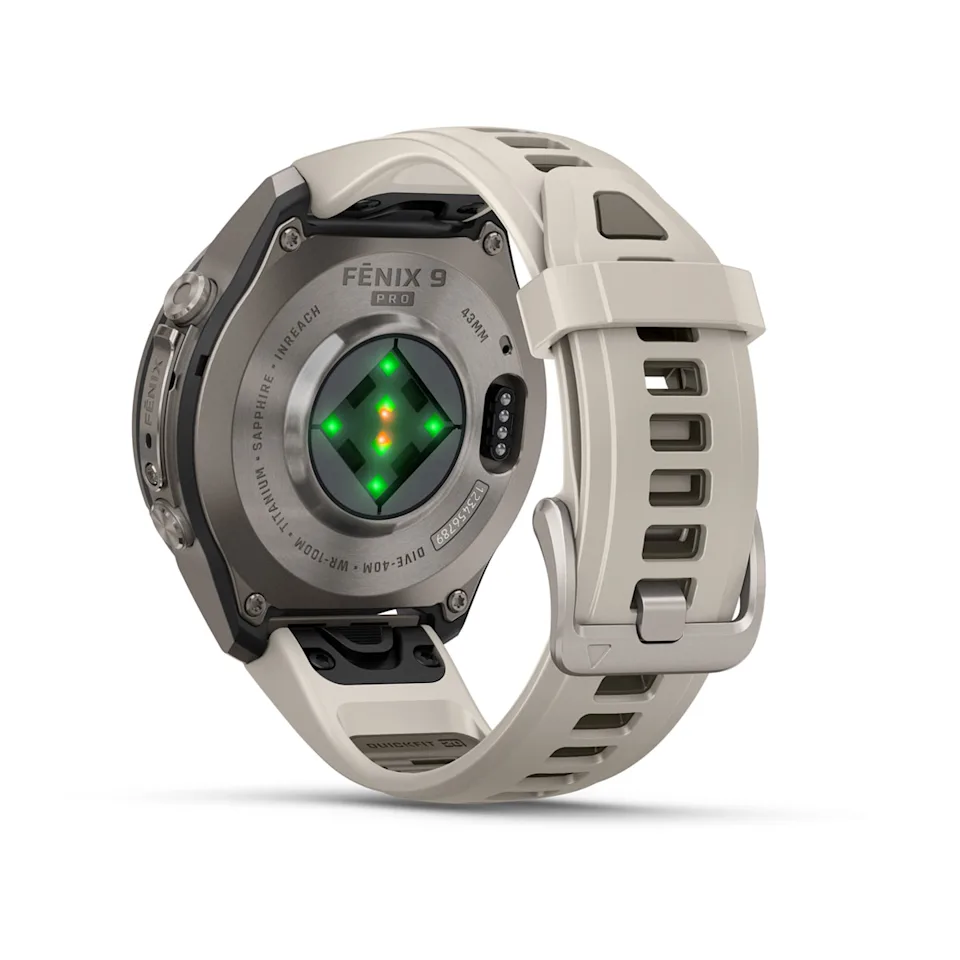fēnix® 9 Pro – inReach®, 43mm Titanio con correa de silicona en blanco, nº ref: 010-04335-81 - Imagen 4
