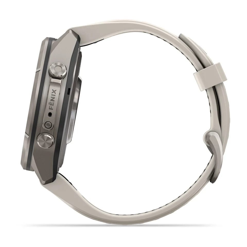 fēnix® 9 Pro – inReach®, 43mm Titanio con correa de silicona en blanco, nº ref: 010-04335-81 - Imagen 3
