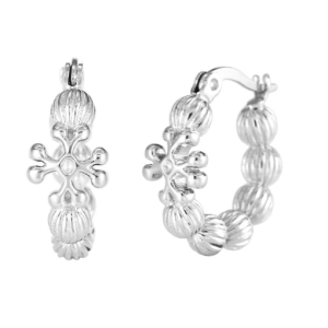 Pendientes Eleanor Plateado