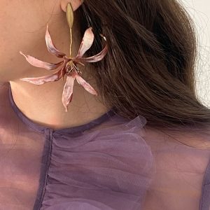Pendientes Bloom Buganvilla