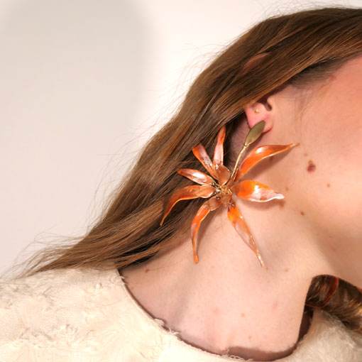 Pendientes Bloom Naranja