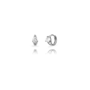 Pendientes Cora Plateado