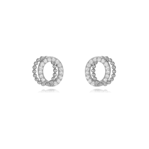 Pendientes Iris Plateado