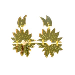 Pendientes Disko Dorado