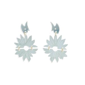 Pendientes Disko Plateados