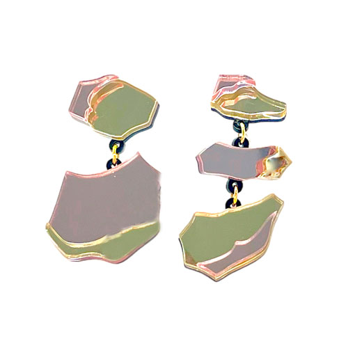 Pendientes Glaciar Oro Rosa - Imagen 2