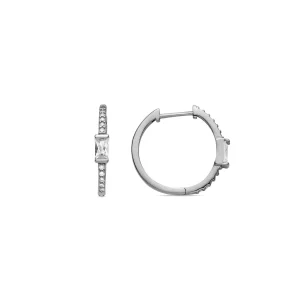 PENDIENTES KHAKE PLATA Pendientes de Plata de Ley 925 con Circonita Brillante acabados en rodio