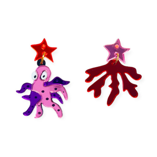 Pendientes Pulpo - Imagen 2