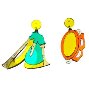 Pendientes Muiñeira Verde