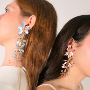 Pendientes Nía Azul