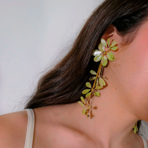 Pendientes Nia Verde