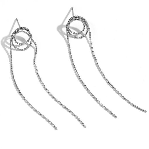 Pendientes Nudo Plateados - Imagen 2