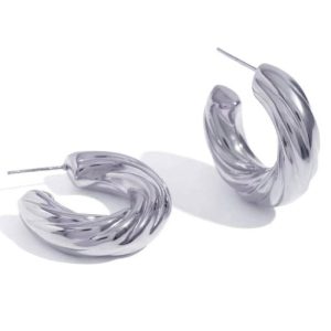 Pendientes Renata Plateados
