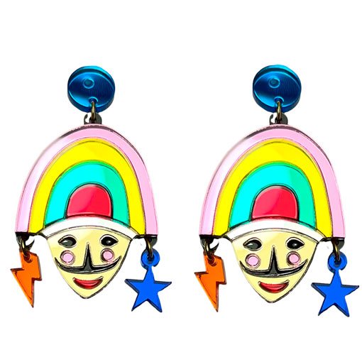 Pendientes Peliqueiro Rosa