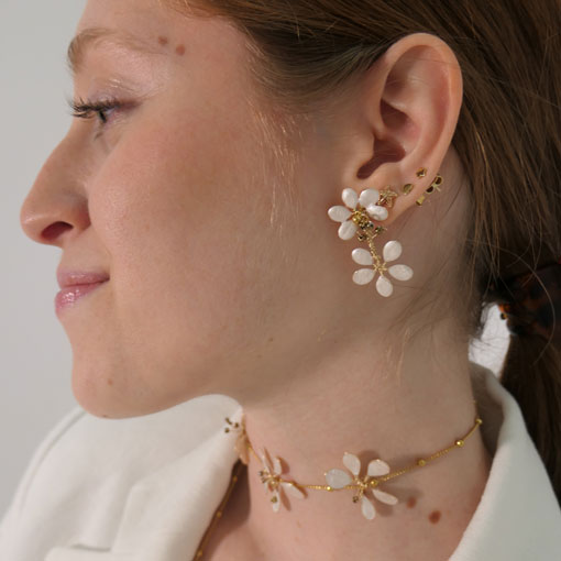 Pendientes Tecna Blanco - Imagen 3