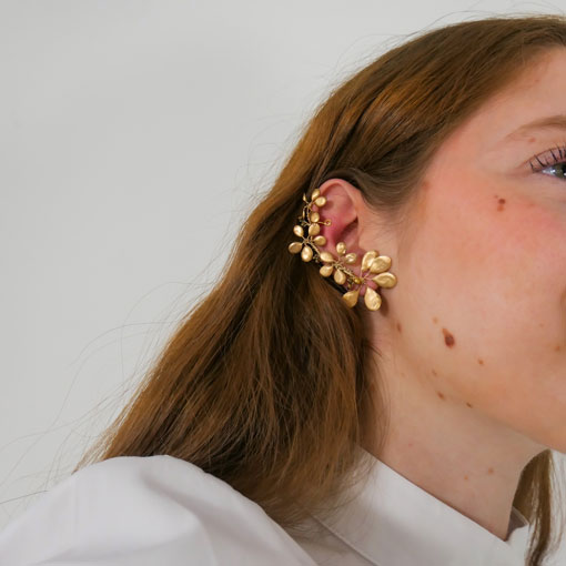 Pendientes Tecna Dorado
